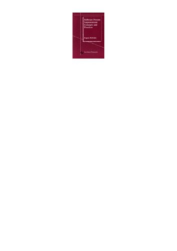 دانلود نسخه کامل کتاب Software Process Improvement: Concepts and Practices