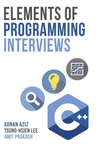 دانلود نسخه کامل کتاب Elements of Programming Interviews: The Insiders’ Guide