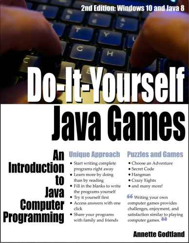 دانلود نسخه کامل کتاب Do-It-Yourself Java Games: An Introduction to Java Computer Programming