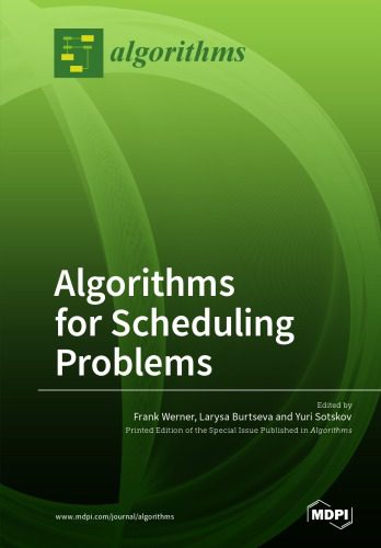 دانلود نسخه کامل کتاب Algorithms for Scheduling Problems