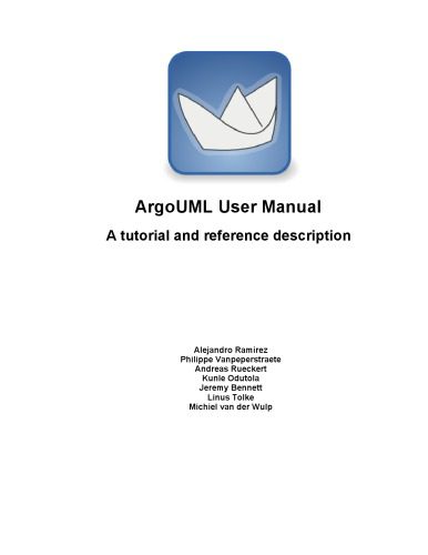 دانلود نسخه کامل کتاب ArgoUML User Manual : A tutorial and reference description