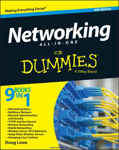 دانلود نسخه کامل کتاب Networking All-in-One For Dummies, 6th Edition