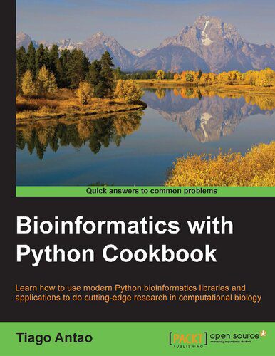 دانلود نسخه کامل کتاب Bioinformatics with Python Cookbook
