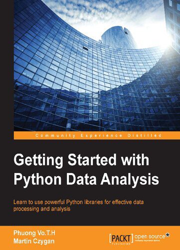 دانلود نسخه کامل کتاب Getting Started with Python Data Analysis