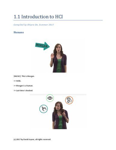 دانلود نسخه کامل کتاب Lecture Notes for CS 6750: Human-Computer Interaction (HCI)
