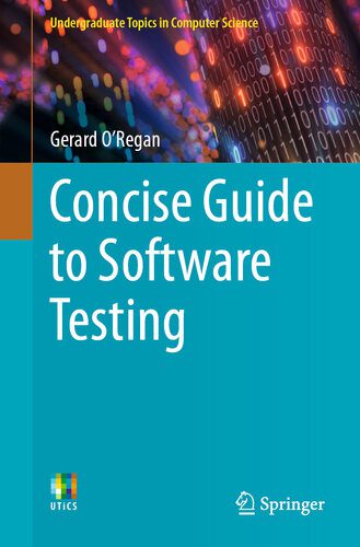 دانلود نسخه کامل کتاب Concise Guide to Software Testing