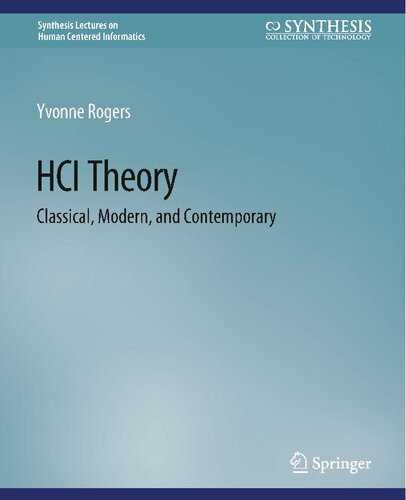 دانلود نسخه کامل کتاب HCI Theory: Classical, Modern, and Contemporary