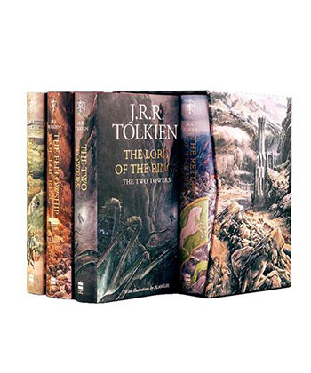 کتاب Lord of the Rings - Illustrated Edition 1 to 4 - Packed