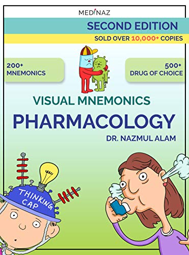 دانلود نسخه کامل کتاب VISUAL MNEMONICS PHARMACOLOGY (Medical mnemonic) (2nd EDITION) [2019] – + pdf