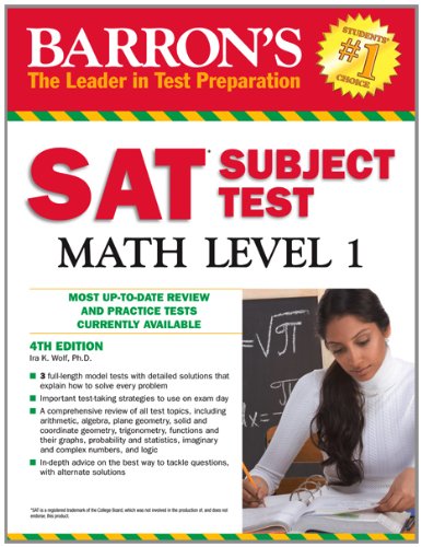 دانلود کتاب Barron’s SAT Subject Test Math Level 1 – SAT SAT موضوع آزمون ریاضی سطح 1