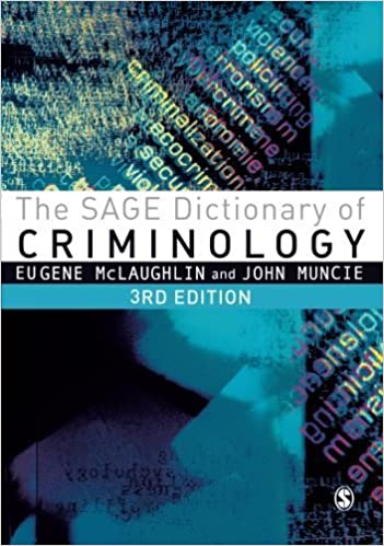 دانلود نسخه کامل کتاب The SAGE Dictionary of Criminology by McLaughlin. Eugene ( 2012 ) – + PDF