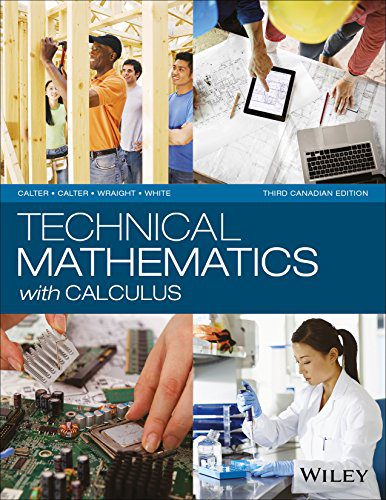 دانلود نسخه کامل کتاب Technical Mathematics with Calculus (3rd Canadian Edition) BY Calter – Pdf