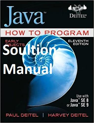 دانلود نسخه کامل کتاب [Soultion Manual] Java How to Program, Early Objects (11th Edition) – Pdf