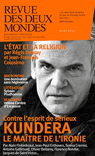 دانلود نسخه کامل کتاب Revue des Deux Mondes: Milan Kundera le maître de l’ironie (French Edition) – + Convereted Pdf
