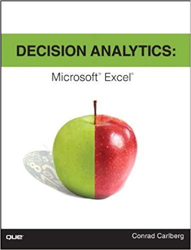 دانلود نسخه کامل کتاب Decision Analytics: Microsoft Excel