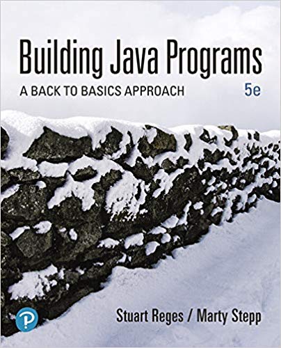 دانلود نسخه کامل کتاب Building Java Programs: A Back to Basics Approach (5th Edition)