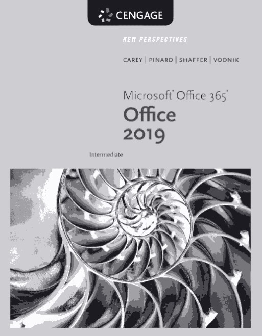دانلود نسخه کامل کتاب New Perspectives MicrosoftOffice 365 & Office 2019 Introductory (MindTap Course List) 1st – PDF