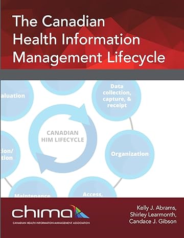 دانلود کتاب The Canadian Health Information Management Lifecycle