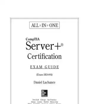 دانلود کتاب CompTIA Server+ Certification All-in-One Exam Guide (Exam SK0-004) (CERTIFICATION & CAREER – OMG) – راهنمای آزمون همه کاره گواهینامه CompTIA Server+ (Exam SK0-004) (گواهینامه و شغل – OMG)