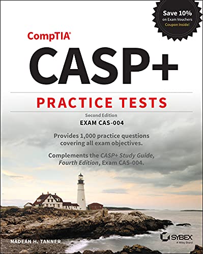 دانلود کتاب CASP+ CompTIA Advanced Security Practitioner Practice Tests: Exam CAS-004 – CASP+ CompTIA آزمون‌های تمرینی امنیتی پیشرفته: امتحان CAS-004