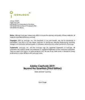 دانلود کتاب Adobe Captivate 2019: Beyond the Essentials – Adobe Captivate 2019: Beyond the Essentials