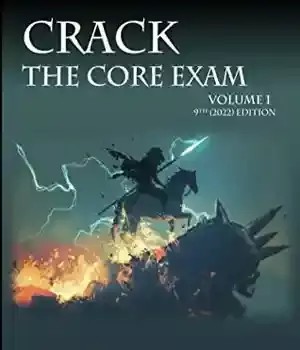 دانلود کتاب CRACK THE CORE EXAM VOLUME 1: 9th (2022) Edition – CRACK THE CORE EXAM VOLUME 1: 9th (2022) Edition