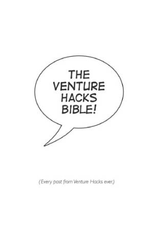 دانلود کتاب The Venture Hacks Bible – The Venture Hacks Bible