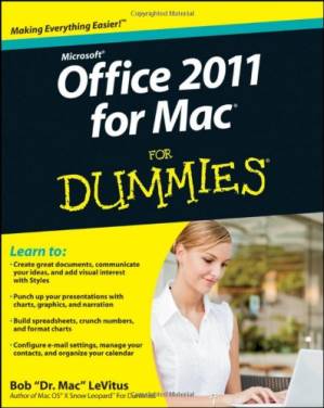 دانلود کتاب Office 2011 for Mac For Dummies (For Dummies (Computer Tech)) – Office 2011 برای Mac For Dummies (For Dummies (Computer Tech))