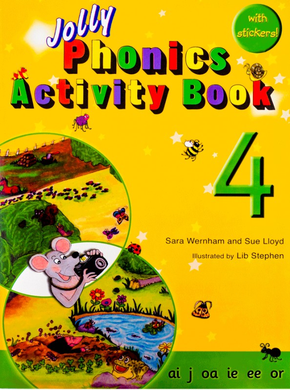 کتاب زبان Jolly Phonics Activity Book 4 +Work book