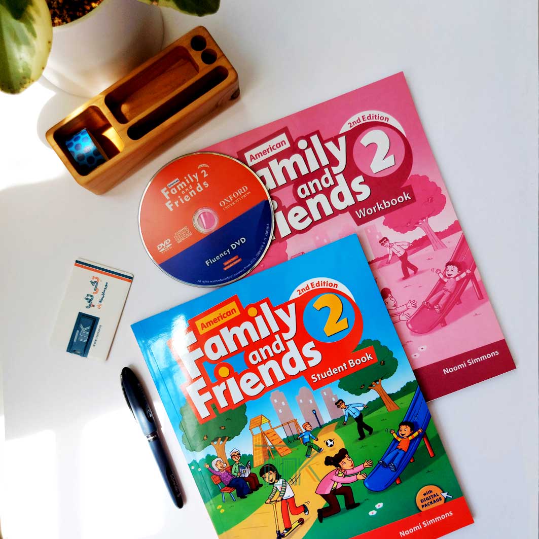 کتاب American Family and Friends 2 (SB+WB+Audio) 2nd Edition
