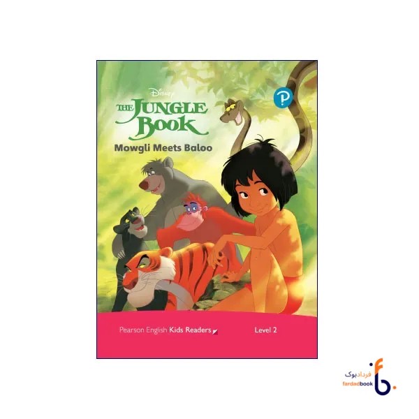کتاب Pearson English Kids Readers Level 2 The Jungle Book Mowgli Meets Baloo