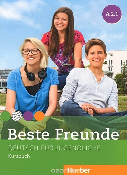 کتاب زبان آلمانی(qr) + (Kr+Ar) beste freunde A2.1 رنگی