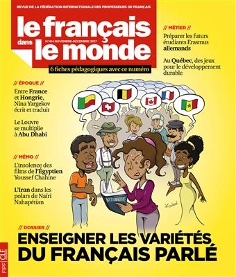 کتاب مجله فرانسوی ل فرنسیس Le Francais dans le monde – N414 – novembre – desembre 2017