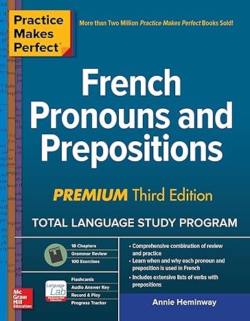 کتاب فرانسوی Practice Makes Perfect French Pronouns and Prepositions Premium Third Edition