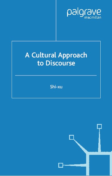 کتاب A Cultural Approach to Discourse