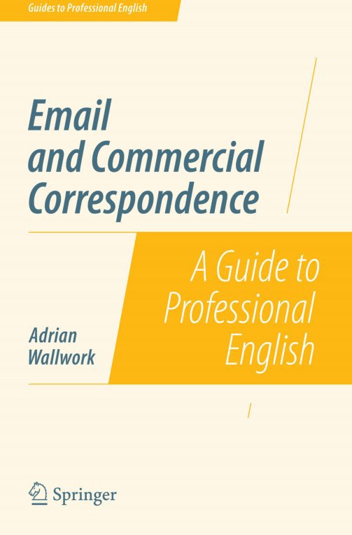 کتاب Email and Commercial Correspondence