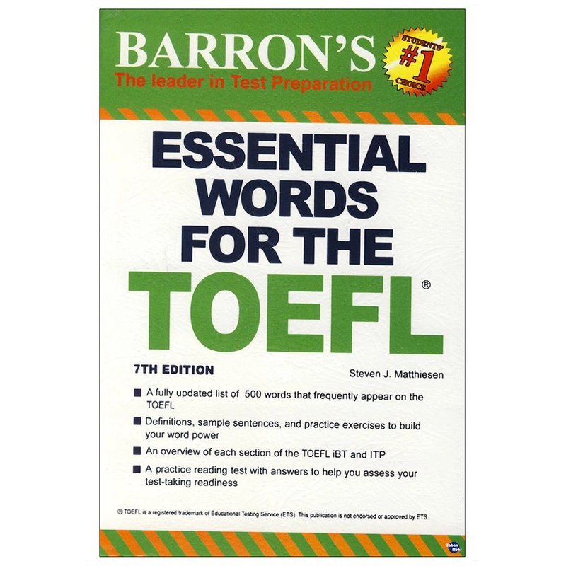 Essential Words For The TOEFL 7th Edition