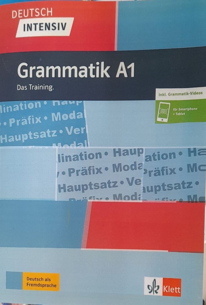کتاب آلمانی deutsch Intensiv Grammatik A1 das training