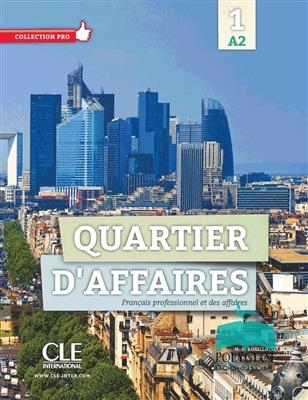 کتاب فرانسه Quartier d'affaires 1 - Niveau A2 - Livre+Cahier+DVD