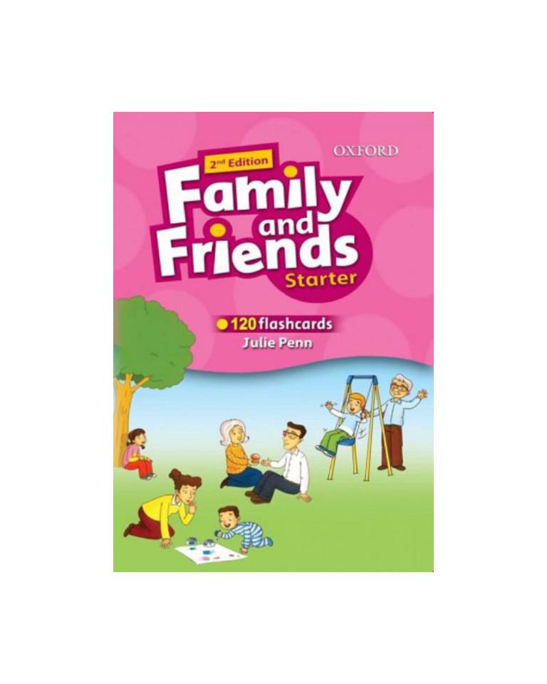 فلش کارت امریکن فمیلی اند فرندز Flashcards American Family and Friends starter Second Edition
