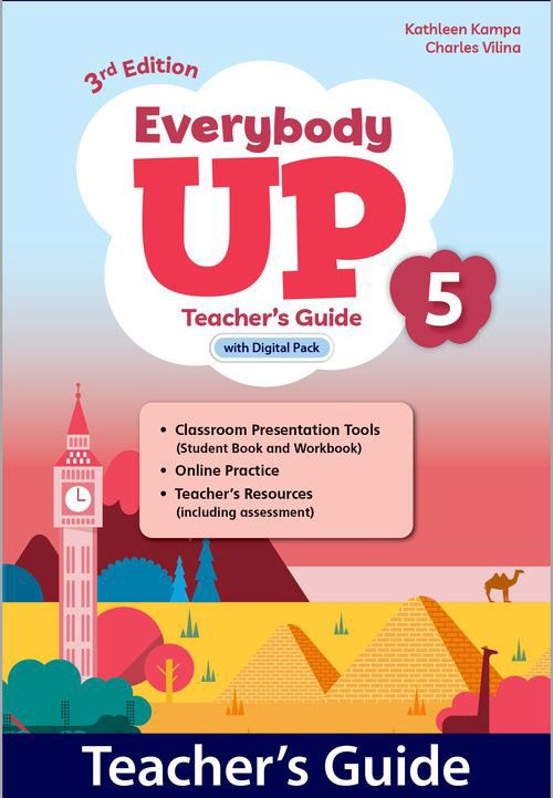 کتاب معلم اوری بادی آپ Everybody Up 5 Teacher’s Book 3rd