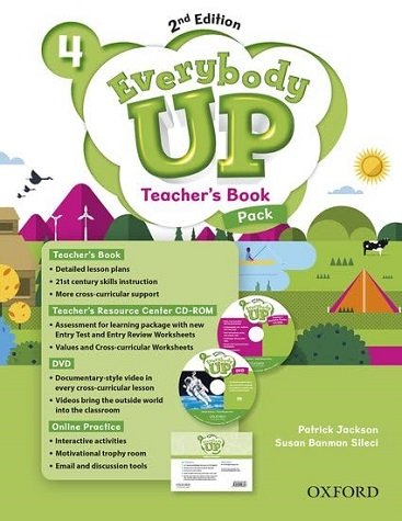 کتاب معلم انگلیسی Everybody Up 4 Teachers Book 2nd Edition