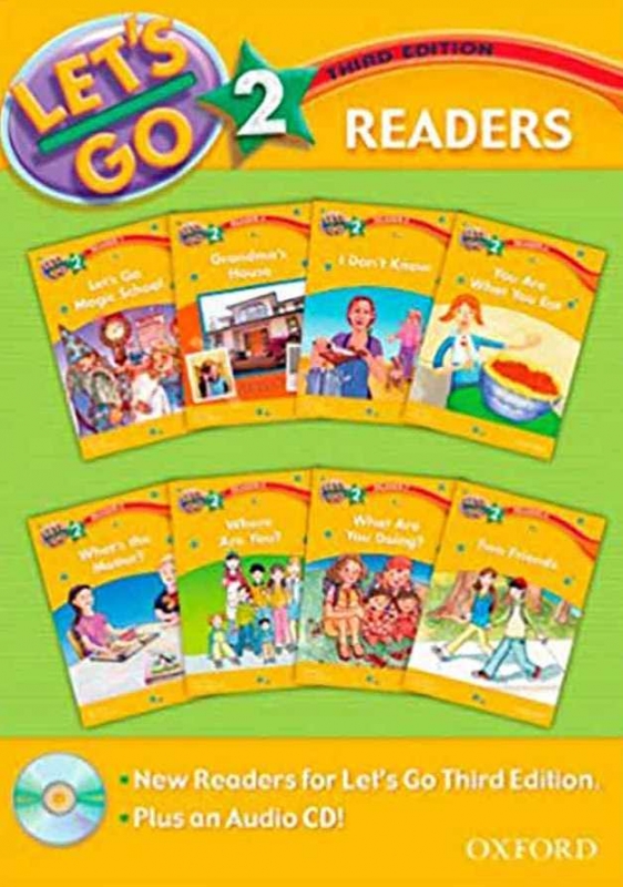 کتاب لتس گو ریدرز بوک Lets Go 2 Readers Book 3rd