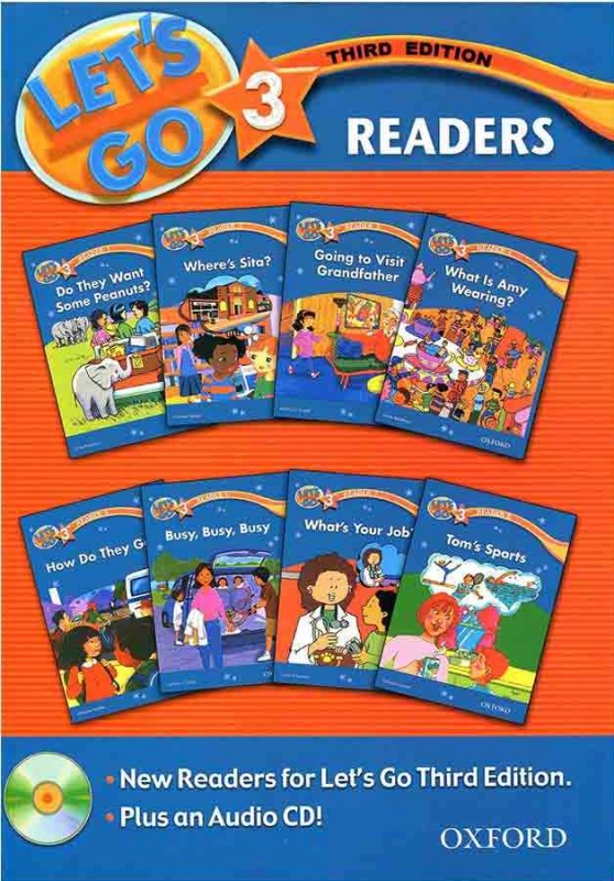کتاب لتس گو 3 ریدرز بوک ویرایش سوم Lets Go 3 Readers Book 3rd