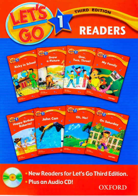 کتاب لتس گو 1 ریدرز بوک ویرایش سوم Lets Go 1 Readers Book 3rd