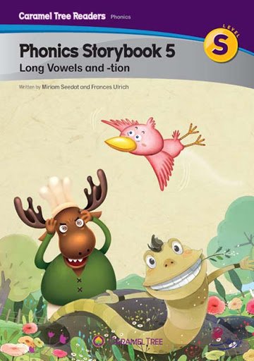 کتاب فونیکس استوری بوک Phonics Storybook 5 Long Vowels and – tion