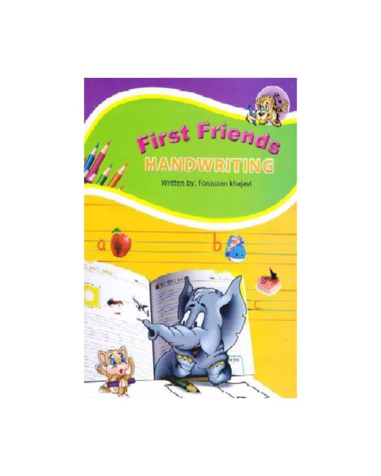 کتاب فرست فرندز هندرایتینگ First Friends Handwriting