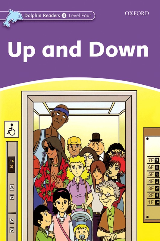 کتاب زبان دلفین ریدرز 4 بالا و پایین Dolphin Readers 4 Up and Down