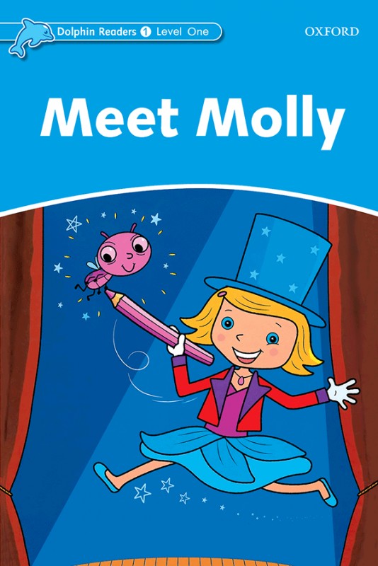 کتاب زبان دلفین ریدرز 1دیدار مولی Dolphin Readers Level 1 Meet Molly