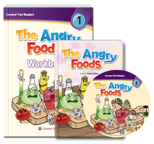 کتاب انگری فودز The Angry Foods Level 1